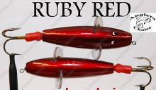 Salmon Floating Devon Minnow Ruby Red