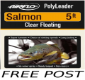 5Ft Salmon Polyleader   (FREE POST)