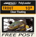 10Ft Trout polyleaders     FREE POST