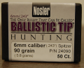 WINCHESTER NOSLER BALLISTIC TIP HUNTING 6mm90g                        GN1061