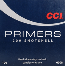 CCI-8 209 SHOTSHELL PRIMER X 100  (GK1203)
