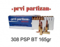 308 PSP BT 165gr PPU Ammo (GW1080)