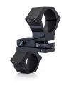 WULF Fully Adjustable Torch Mount for 1 inch and 30mm Rifle Scopes