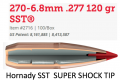 HORN .270/.277" 120gr SST BT InterLock W/ Cann (QTY/100) HEADS (GE1027)