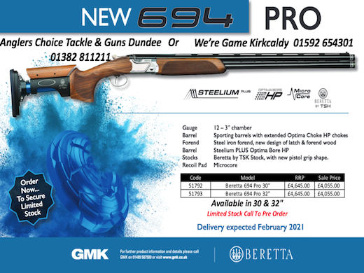 New Beretta 694 PRO With TSK Stock Pre Order